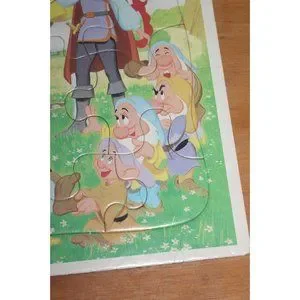 Toys | Vintage 198 Disneys Snow White And The Seven Dwarfs Golden Frame ...